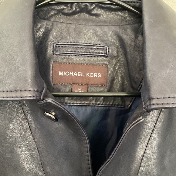 Michael Kors Leather Jacket - Jean Jacket Styling - Picture 3 of 11